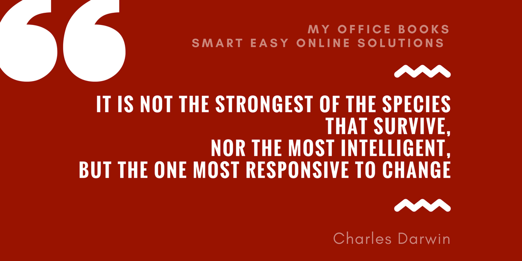 It is not the strongest of the species that survive, nor the most intelligent, but the one most responsive to change. – Charles Darwin quote